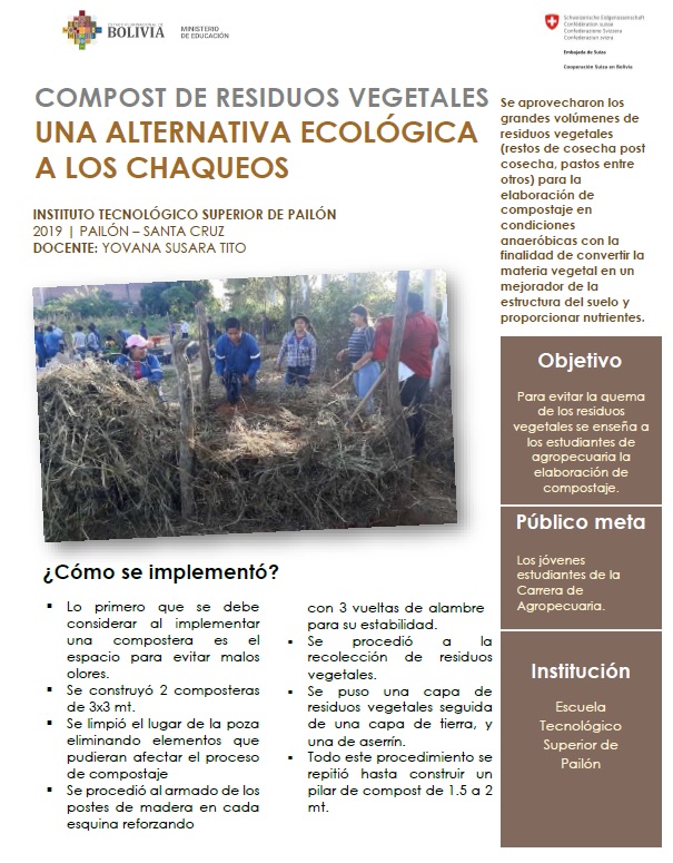 SANTA CRUZ COMPOST DE RESIDUOS VEGETALES Banco de Buenas Prácticas